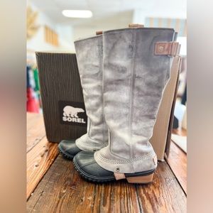 Sorel Slimpack Riding Boot charcoal